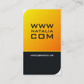 Nataliaの名刺 名刺 (裏面)
