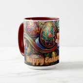 NATALIA ~ EASTER MUG ~ Flowers Eggs~  マグカップ (正面左)