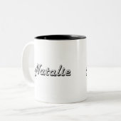 Natalieのクラシックなレトロの一流のデザイン ツートーンマグカップ (正面左)