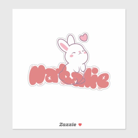 Natalie Bunny Sticker シール (シート)