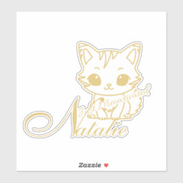 Natalie Cat Sticker シール