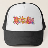 Natalie - personalised hats for her キャップ (正面)