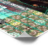 natalie schorrの幾何学模様 ポスター (角)