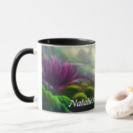 Natalie's Morning Teaカスタマイズ可パーソナライズされた能 マグカップ