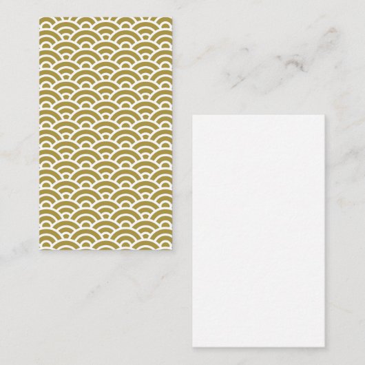 NATANEYU 117 Seigaiha Waves - Energy Ver. 名刺 (正面/裏面)