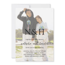 Natasha Photo Monogramモダン結婚's