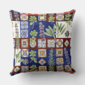 Natasha Usによるイタリアのスパイシーなハーブ クッション (裏面)