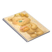 Natasha Usによるケーキでテディ ノートブック (右側)