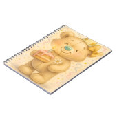 Natasha Usによるケーキでテディ ノートブック (左側)