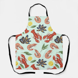 Natasha Usによるシーフードミックス エプロン