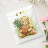 Natasha Usによるジューシーなパイナップルとしてのテディ フェイバーバッグ (封をした状態)