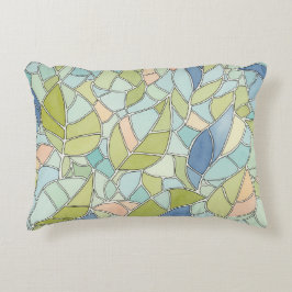 Natasha Usによるステンドガ離れス・グラスの アクセントクッション