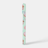 Natasha Usによるドーナツとカップケーキ iPhone 15ケース (左側面)