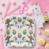 Natasha Usによるハロウィーンディスコ ペーパープレート (パーティー)