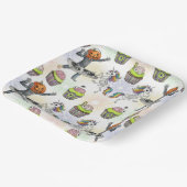 Natasha Usによるハロウィーンディスコ ペーパープレート (傾斜あり)