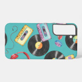 Natasha Usによるビニールと古い学校のカセット Samsung Galaxyケース (裏面横)