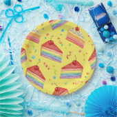 Natasha Usによるペストリーとストリーマー ペーパープレート (パーティー)