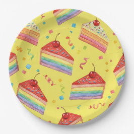 Natasha Usによるペストリーとストリーマー ペーパープレート