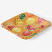 Natasha Usによるボール、スイカ、パイナップル ペーパープレート (傾斜あり)