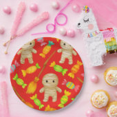 Natasha Usによるミイラとキャンディ ペーパープレート (パーティー)