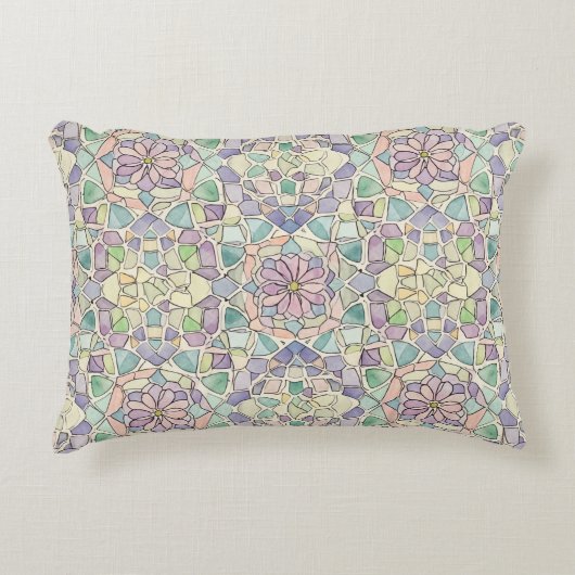 Natasha Usによるモロッコパターン アクセントクッション (正面)