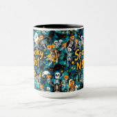 Natasha Usによる不気味な夜、ハロウィーン マグカップ (中央)