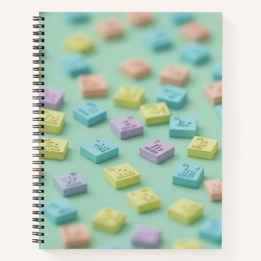 Natasha Usによる化学元素 ノートブック (正面)