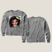 Natasha Usによる好奇心に満ちたフロッグレット (デザイン 正面＆背面)