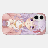 Natasha Usによる招き猫の少女 Case-Mate iPhoneケース (裏面 (横))