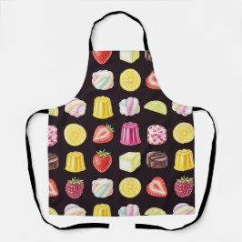 Natasha Usによる様々なお菓子 エプロン