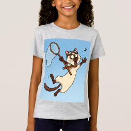 Natasha Usによる狩りのSiamese Cat Tシャツ