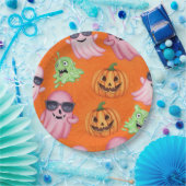 Natasha Usによる眼鏡幽霊 ペーパープレート (パーティー)