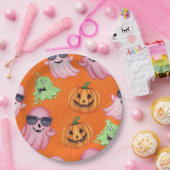 Natasha Usによる眼鏡幽霊 ペーパープレート (パーティー)