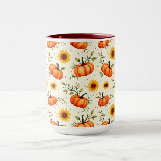 Natasha Usによる秋 マグカップ (中央)