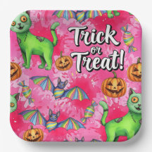 Natasha Usによる飛んでいるグリーン猫とこうもり