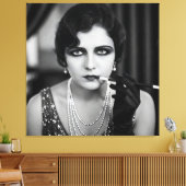 Natasha Usによる1920年代 キャンバスプリント (インサイチュ (リビング))