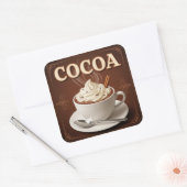 Natasha UsによるCocoa, Vintageポスター スクエアシール (封筒)