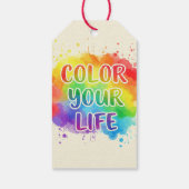 Natasha UsによるColor Your Life ギフトタグ (裏面)