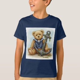 Natasha Usのいかりを持つテディ・セーラー Tシャツ