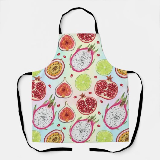 Natasha Usのトロピカルフルーツ エプロン (正面)