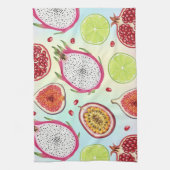 Natasha Usのトロピカルフルーツ キッチンタオル (縦)