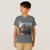 Natasha Usの馬のトランスポーター Tシャツ (正面フル)
