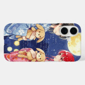 Natasha UsのBunniesを持つ女の子 Case-Mate iPhoneケース (裏面 (横))
