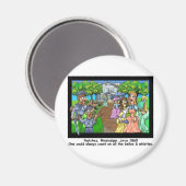 Natchez, MS 1865ギフトティおもしろいー&収集品 マグネット (正面/裏面)