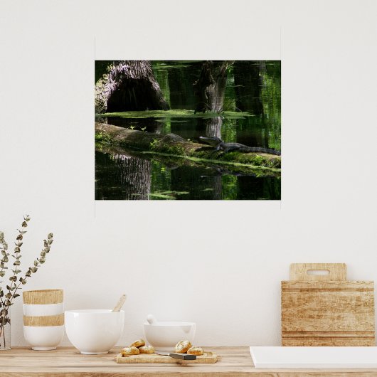 Natchez Trace Gator (1) ポスター (キッチン)