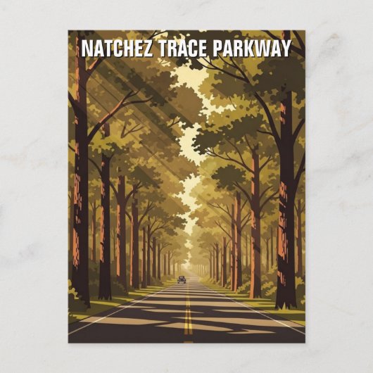Natchez Trace Parkway ポストカード (正面)