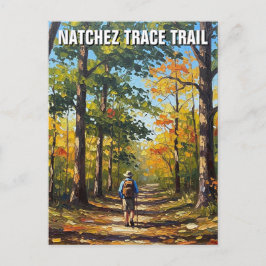Natchez Trace Trailのハイカー ポストカード