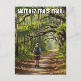 Natchez Trace Trailのハイカー ポストカード