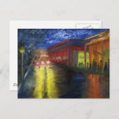 Natchitoches, Louisiana at Night ポストカード (正面/裏面)