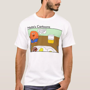 Nateの漫画のオレンジジュースのワイシャツ Tシャツ